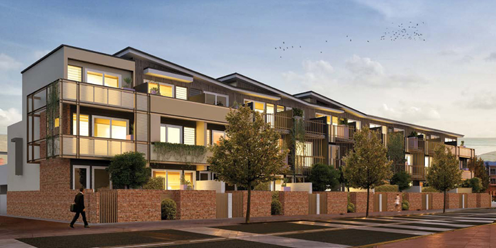 Systembuilt Homes Bowden SA development Loft on Seventh render