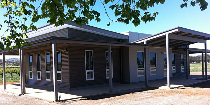 EMAC Systembuilt Major Project Gatt Winery barossa cellar door final